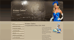 Desktop Screenshot of kristendaltonmissusa.com